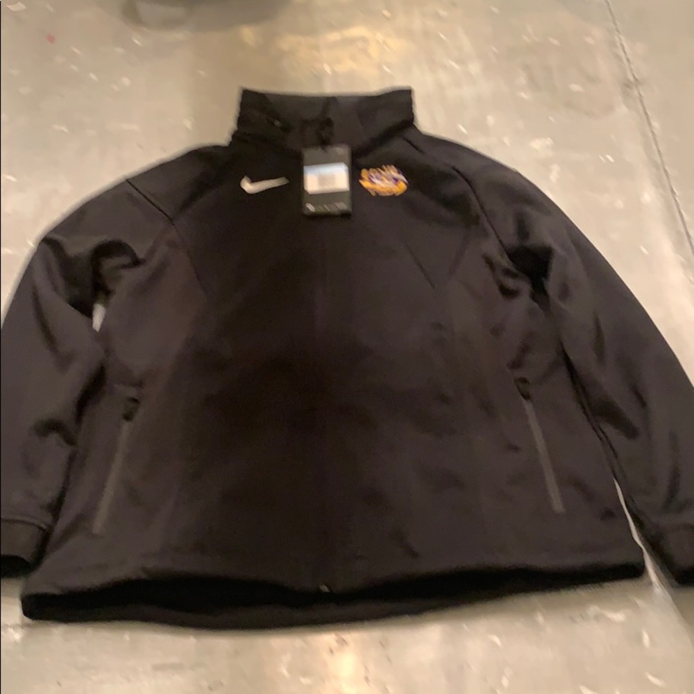 Nike Womens LSU team jacket with built in hood med